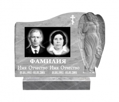 памятник рез. мрамор Р14